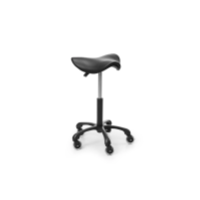 Bratt Saddle Stool 360 Black 4661