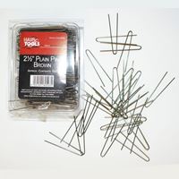 Raka nålar 'Pins' 2,5'' svarta, 500st (60524)