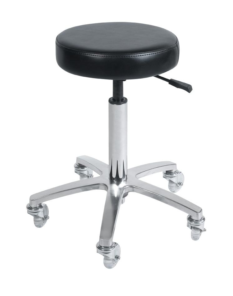 Comair Klippstol 'Crystal', svart, med silikonhjul 3070935