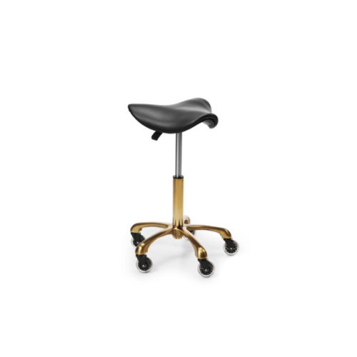 Bratt Saddle Stool 360 Gold