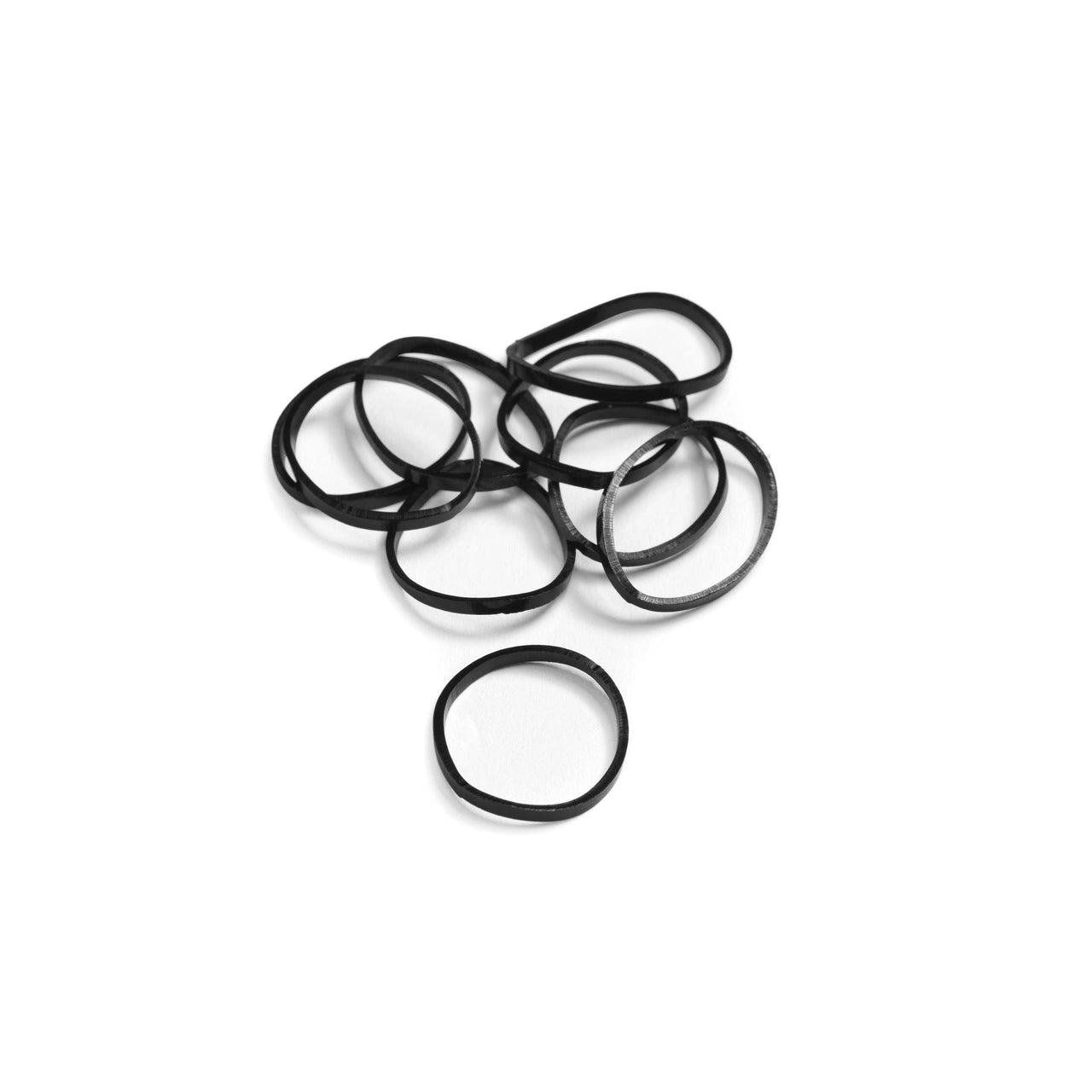 Bratt Silikon hårgummiband svart 50st 8176