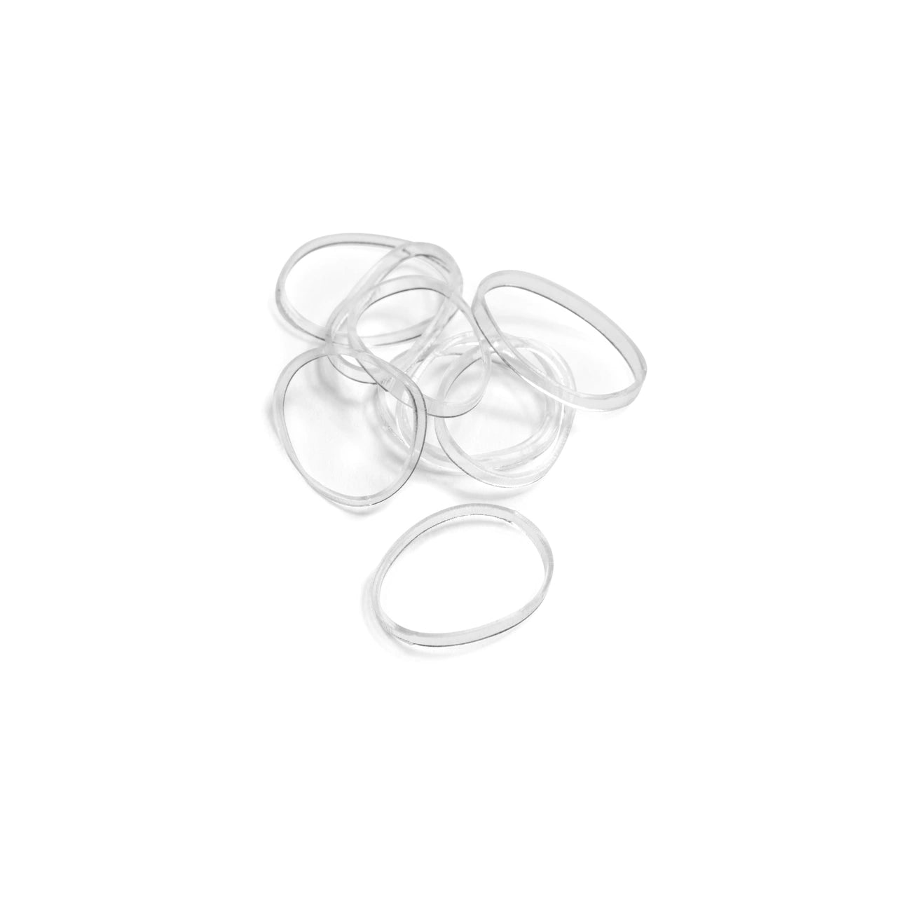 Bratt Silikon hårgummiband klar 50st 8177