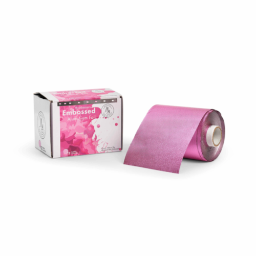 Bratt Folie Embossed Bubble Gum Pink 100m