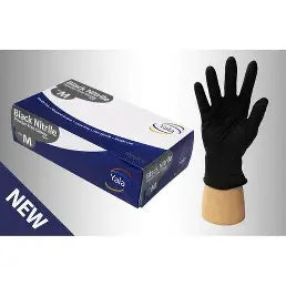 Nitrilhandske Black YALA M