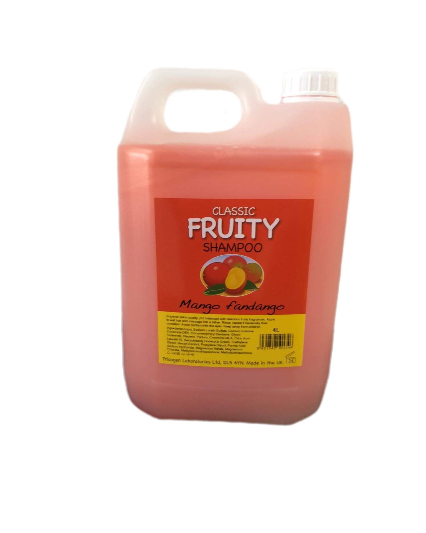 Klassiskt fruktigt schampo Mango Fadango 4L
