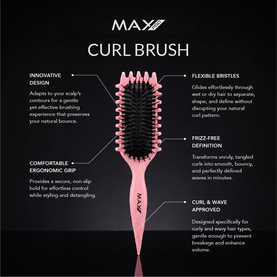 MaxPro Curl Brush Pink